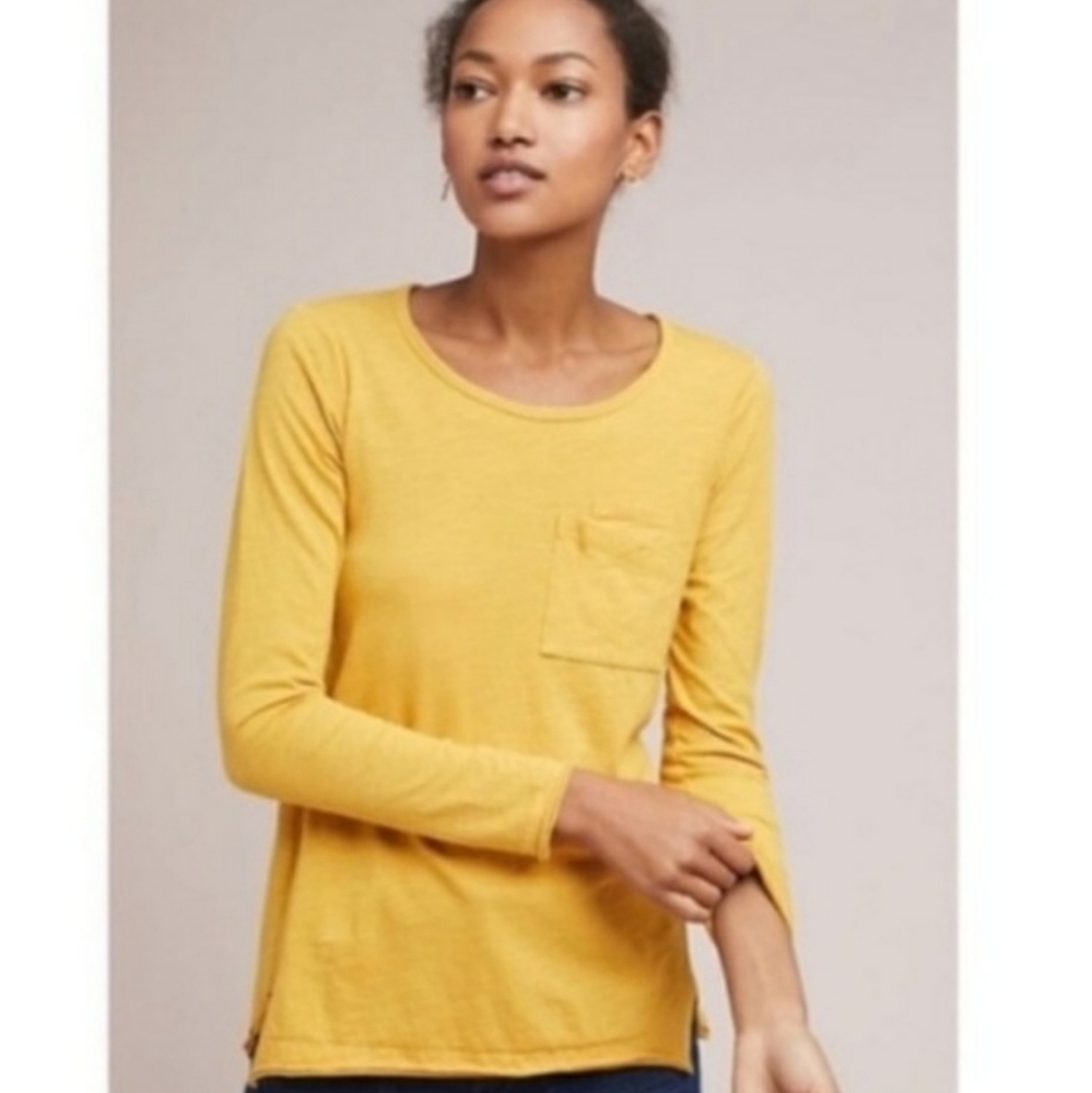 Postmark Yellow long sleeve Tshirt